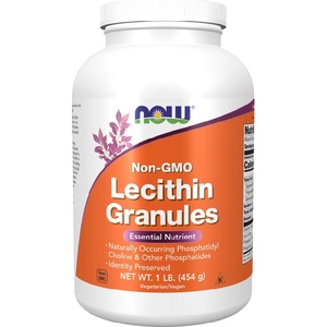 NOW NOW Lecithin Granules (Non-GMO), 454 Grams