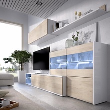 Obývacia stena Dekit Uma white oak