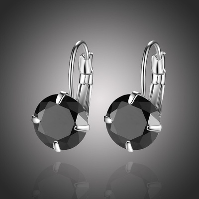Sisi Jewelry Swarovski Elements Megan Night E1893 Černá