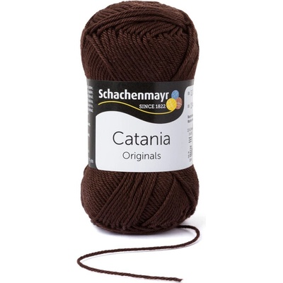 Schachenmayr Příze Catania 162 tmavě hnědá