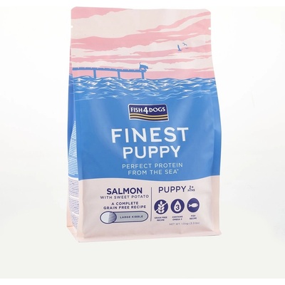 Fish4Dogs veľké pre šteniatka Finest losos so sladkými zemiakmi 6 kg