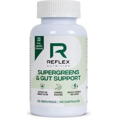 Reflex SuperGreens & Gut Support 90 kapsúl