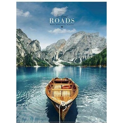 SHKOLYARYK Sešit The Elegant Roads mix motivů A4 linkovaný
