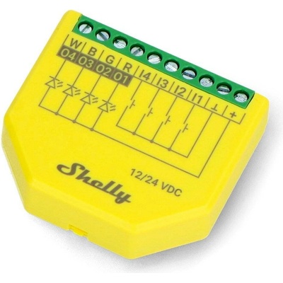 Shelly Plus RGBW PM - ovladač LED pásků 12/24VDC - WiFi/Bluetooth