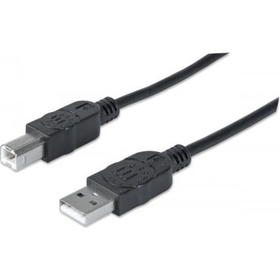 Manhattan 333368 Hi-Speed USB 2.0 A-B M/M 1,8m, černý