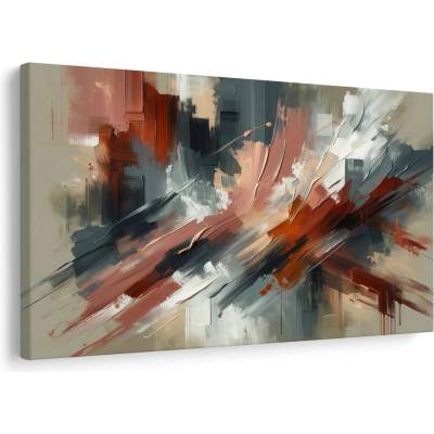 Obraz dramatické tahy štětce - 90x60