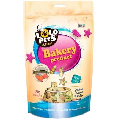 Бисквитки за Куче lolo с Аромат на Сьомга 0.350 кг (383)