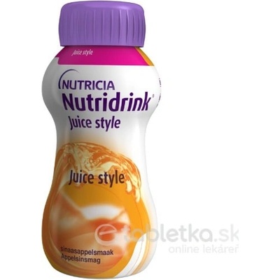 Nutridrink Juice style s pomarančovou príchuťou 24 x 200 ml