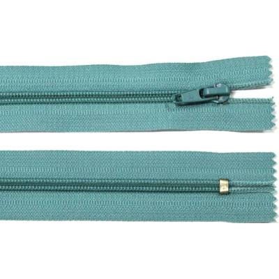 Spirálový zip no.5 nerozepínací 20cm zelenomodrý mint