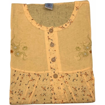 noční košile s krátkým rukávem Kira lososová