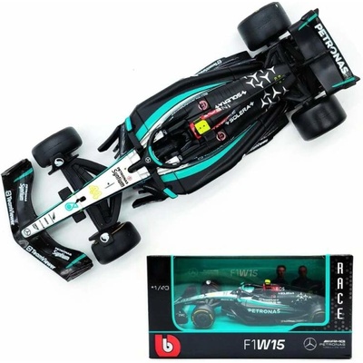 BBurago Model Mercedes AMG Petronas F1 W15 44 Lewis Hamilton 2024 1:43
