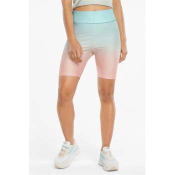 Puma Gloaming AOP dámské funkční kraťasy modro-růžové