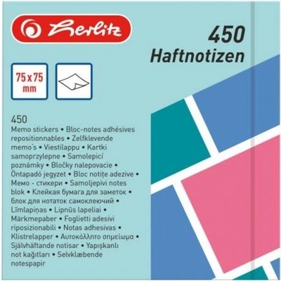 HERLITZ Bloček Herlitz Color Blocking 75x75mm 450 listov farebný (HL016006)