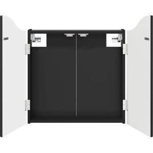vidaXL Кабинет за дартборд Черно 56 x 12 x 63 см Инженерна дървесина (8006652)