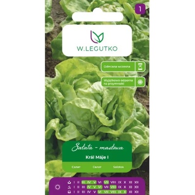 W. Legutko Крал Мае i маруля - жълтеникаво-зелена, ранен сорт