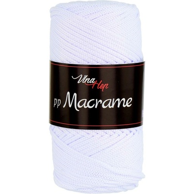 Vlna - Hep pp Macrame 4002 bílá