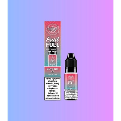 Dinner Lady Bar Salts Fruit FULL Watermelon Ice 10 ml 20 mg