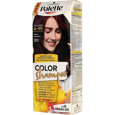 Schwarzkopf Palette Color Shampoo 301 bordó