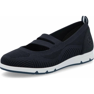 Rieker dámské baleríny L3053-14 modrá – Zboží Mobilmania