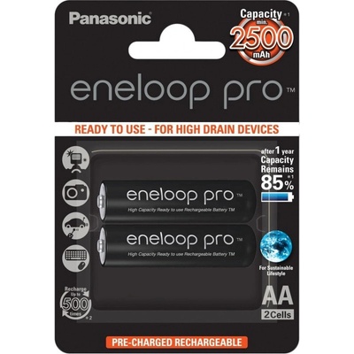 Panasonic БАТЕРИЯ aa/2bp up to 2500 pro eneloop (5410853064145)