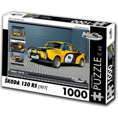 Retro cars Škoda 130 RS 1977 1000 dielov