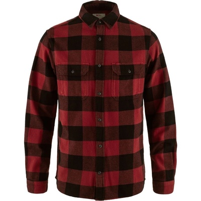 Fjällräven Övik heavy flanelová košel'a red-black