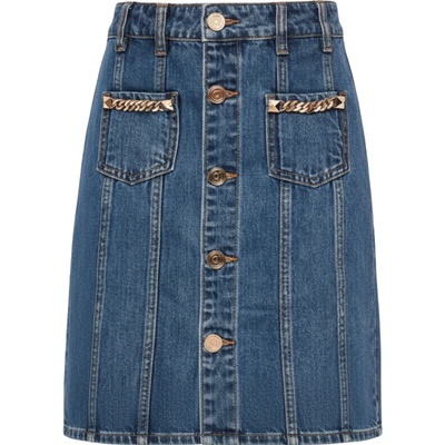 Gaudi Denim Blue sukně tmavě modrá