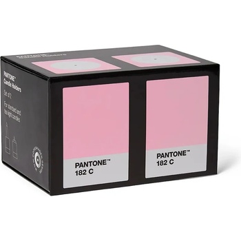 Pantone Декоративен свещник Pantone 7, 8 x 5, 5 cm (2 броя) (101720182)