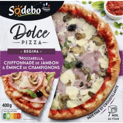 Sodebo Dolce Pizza Regina s šunkou a žampiony 400g – Zbozi.Blesk.cz