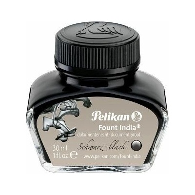 Pelikan Inkoust India 30 ml černý dokumentní