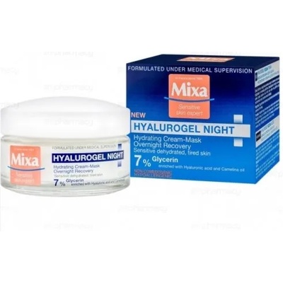 Mixa Hyalurogel Night хидратиращ нощен крем 50мл
