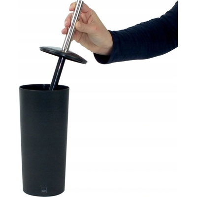 Kela WC štětka MARTA plast černá KL-22274