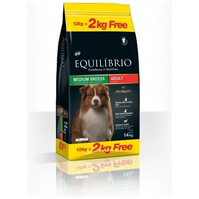 Adult Dog Medium Breeds - Пълноценна храна за израснали кучета от средни породи 12 + 2 kg