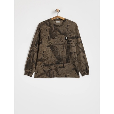 Carhartt WIP Feather Tree camo feather tree khaki shungite garment dyed