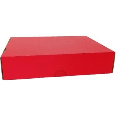 Krabička dno + víko 238×175×51 mm - červená