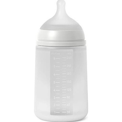 Suavinex kojenecká láhev Colour Essence bílá 240 ml