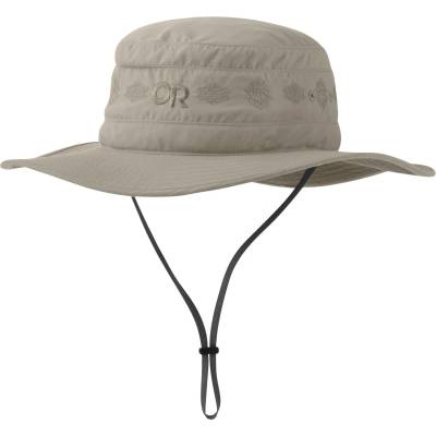 Outdoor Research Дамска шапка Outdoor Research Women's Solar Roller Sun Hat Sun hat - Khaki / Rice Embroidery - размер M 55-57 cm (904-1973-0112)