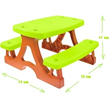 Mochtoys Piknikový stolek + lavičky