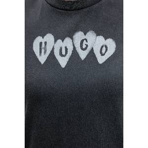 HUGO Памучна тениска Vintage Tee_22 (50561164)