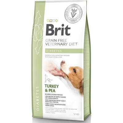 Brit Veterinary Diets GF dog Diabetes 12 kg