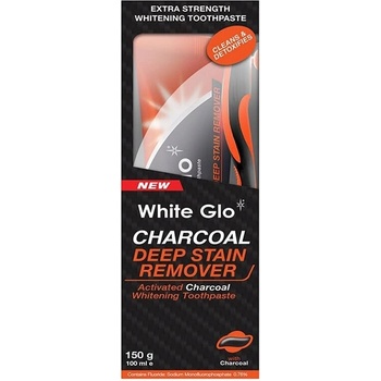 White Glo Deep Stain Remover Charcoal 100 ml