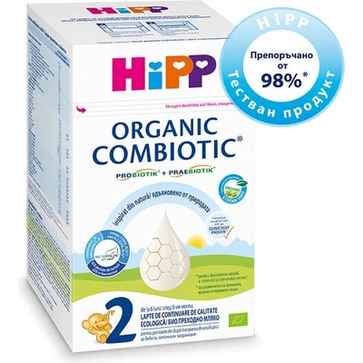 HiPP Адаптирано мляко на прах Hipp Organic - Combiotic 2, опаковка 800 g (2105)