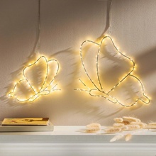 Weltbild Závěsné LED dekorace Motýli sada 2 ks