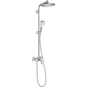 Hansgrohe Crometta - Душ система Showerpipe S 240 със смесител, хром 27269000 (27269000)