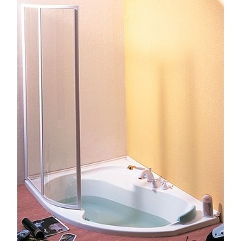 Ravak Rosa VSK2 160 L, 150x160 cm, transparent, bílá