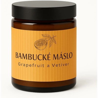 Farm.inc Grapefruit a Vetiver Šlehané bambucké máslo 180 ml