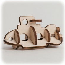 CuteWood Dřevěné 3D puzzle Ponorka