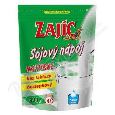 Sójový nápoj Zajíc Natural sáček 400g DOYPACK – Zboží Mobilmania