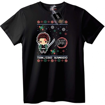 NOONEBRAND Тениска Аниме на Танджиро Камадо - 2XL, Black