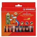 STABILO Цветни моливи Woody 10 цвята